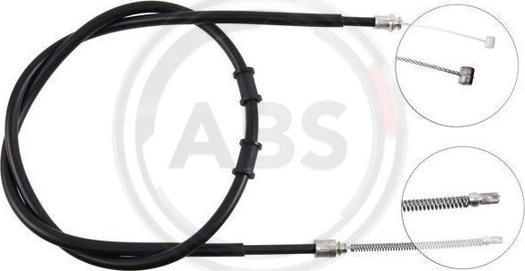 Трос ручника (тросик ручного тормоза) ABS. Артикул K14838
