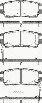 Тормозные колодки Mitsubishi. Артикул MZ690341
