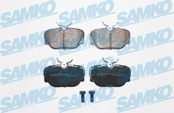 Тормозные колодки Samko задние для Land Rover Range Rover I 1992-1996. Артикул 5SP739