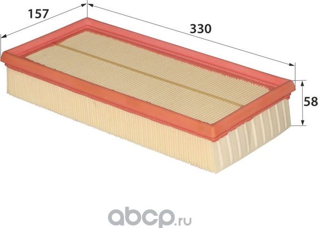 A-102E OEM 1444-08 (фильтр воздушный) (RB-Exide). Артикул A102E