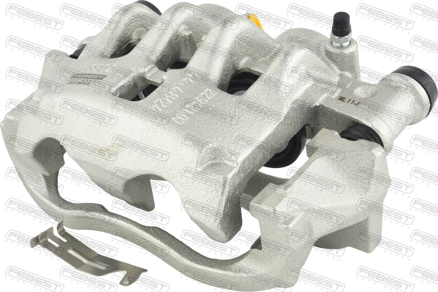 СУППОРТ ТОРМОЗНОЙ ПЕРЕДНИЙ ЛЕВЫЙ (СО СКОБОЙ) (Febest). Артикул 2577BOXFL