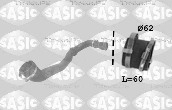 Патрубок интеркулера Sasic. Артикул 3336212