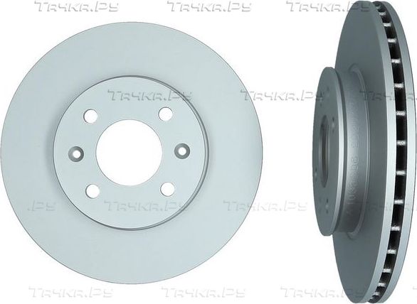 Тормозной диск Kamoka передний для Hyundai Accent III 2005-2010. Артикул 1033206