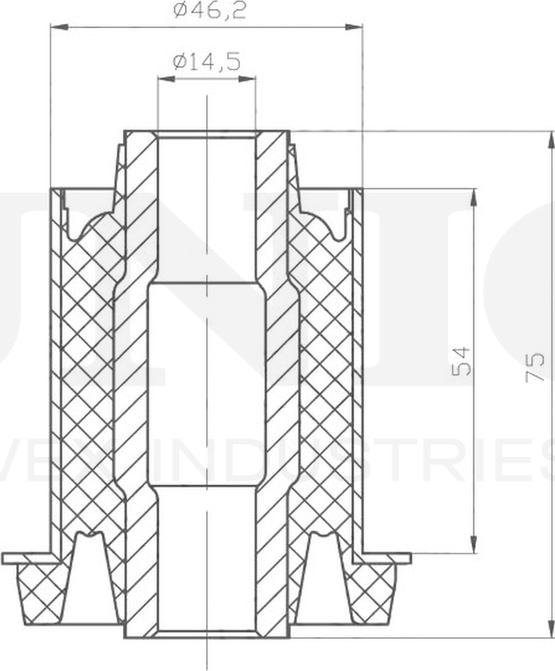 Сайлентблок рычага подвески (Unio). Артикул RMP-20324
