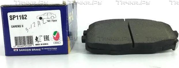 Тормозные колодки Sangsin Hi-Q передние для Kia Ceed II 2012-2018. Артикул SP1162