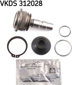 Шаровая опора SKF передняя правая/левая нижняя для Fiat Panda III 2012-2026. Артикул VKDS 312028