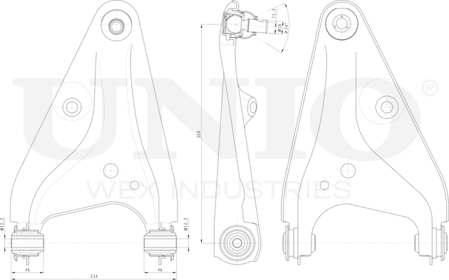 Рычаг подвески (Unio). Артикул SSP-40085