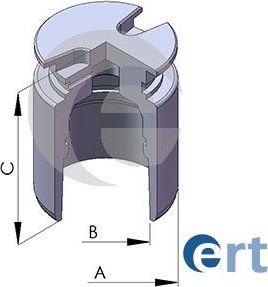 Поршень тормозного суппорта ERT (сталь). Артикул 150562-C