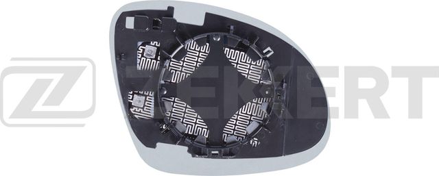 Зеркальное стекло бокового зеркала Zekkert. Артикул SP-1095
