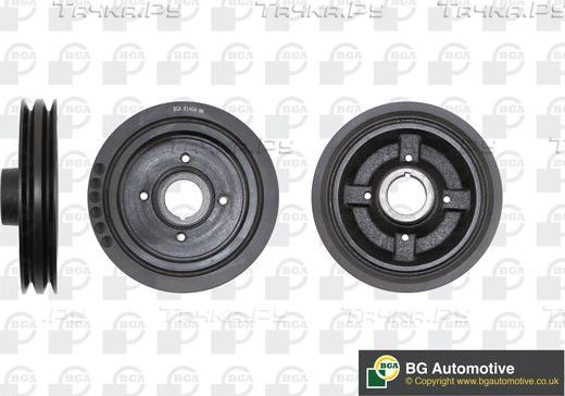 Шкив коленвала BGA для Mitsubishi Pajero I 1989-1990. Артикул DP1086