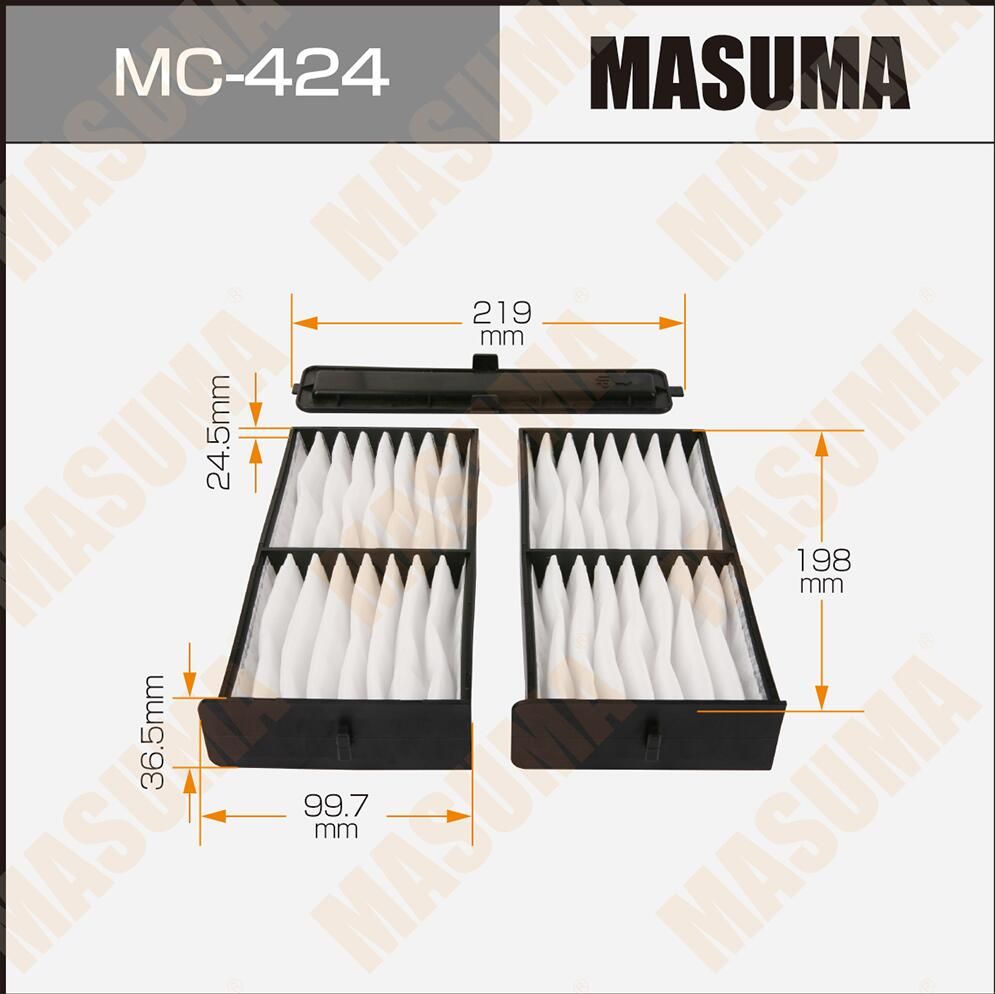 Салонный фильтр Masuma. Артикул MC-424