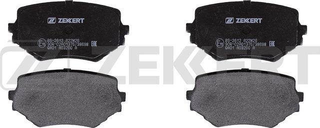 Тормозные колодки Zekkert. Артикул BS-2612