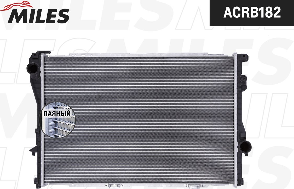 Радиатор охлаждения двигателя Miles (алюминий). Артикул ACRB182