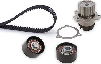 Помпа (водяной насос) с комплектом ремня ГРМ Gates PowerGrip®. Артикул KP15631XS-1