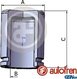Поршень тормозного суппорта Autofren Seinsa (сталь) задний для Kia Soul I 2009-2014. Артикул D025435