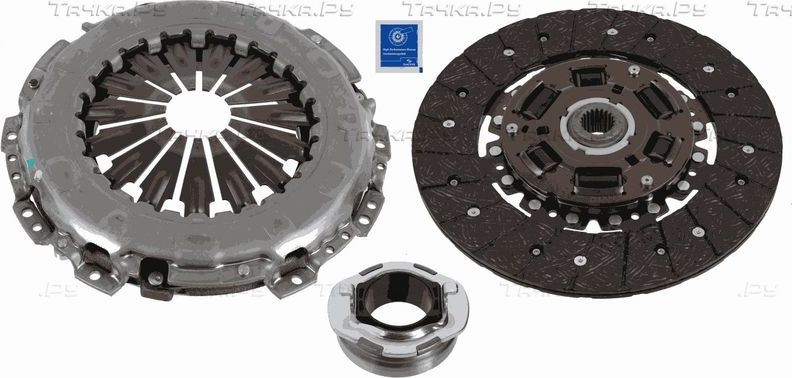 Сцепление (комплект) SACHS для Hyundai Getz I 2005-2009. Артикул 3000 951 576
