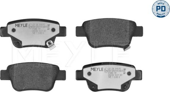 Тормозные колодки Meyle PD. Артикул 025 236 2016/PD