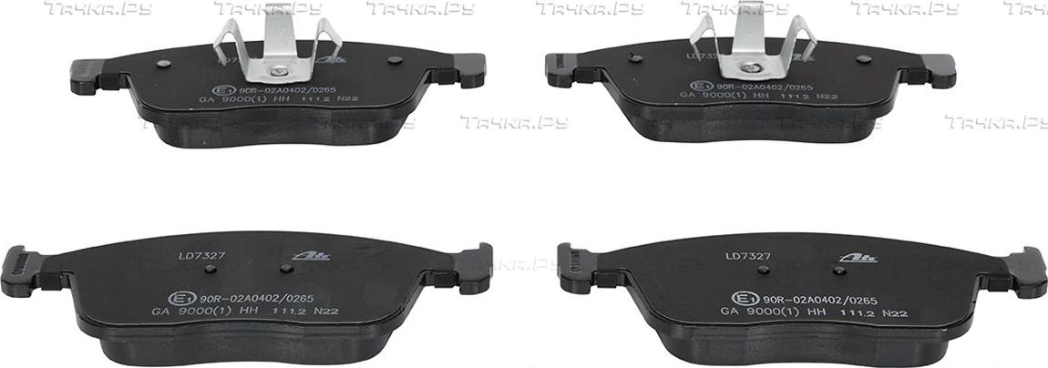 Тормозные колодки ATE Ceramic передние для Volvo XC60 I 2016-2017. Артикул 13.0470-7327.2