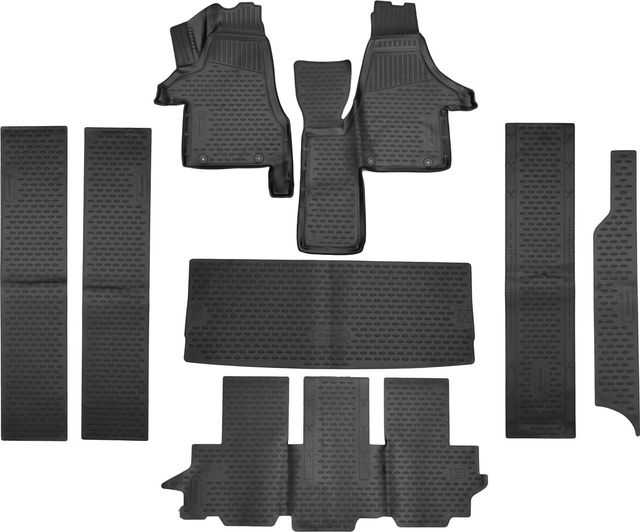 Коврики 3D Element для салона Volkswagen Multivan Comfortline T6 2015-2020. Артикул ELEMENT3DA38526210k
