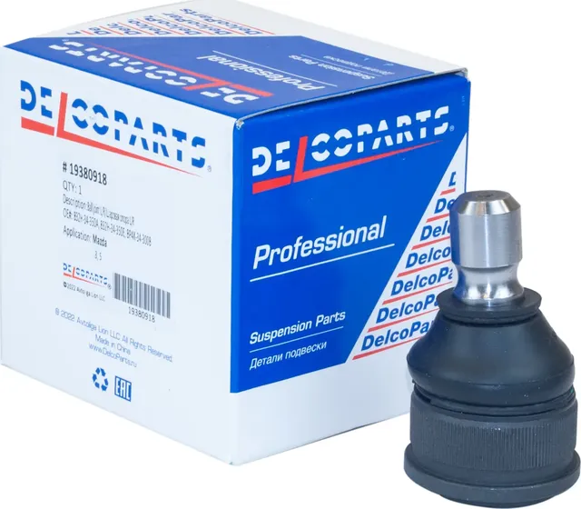 Шаровая опора передняя нижняя MAZDA 3 (2003 - 2009)  MAZDA 5 (2005 - 2020)  MAZDA TRIBUTE (2000 - 20 (Delcoparts). Артикул 19380918