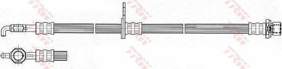 Тормозной шланг TRW. Артикул PHD534