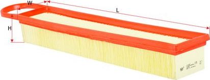 Воздушный фильтр Sakura. Артикул A-21080