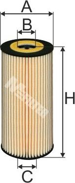 Масляный фильтр MFilter для PUCH G-modell W463 1996-2000. Артикул TE 630