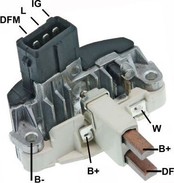 Реле-регулятор напряжения генератора Gauss для BMW 8 I (E31) 1994-1999. Артикул GA036