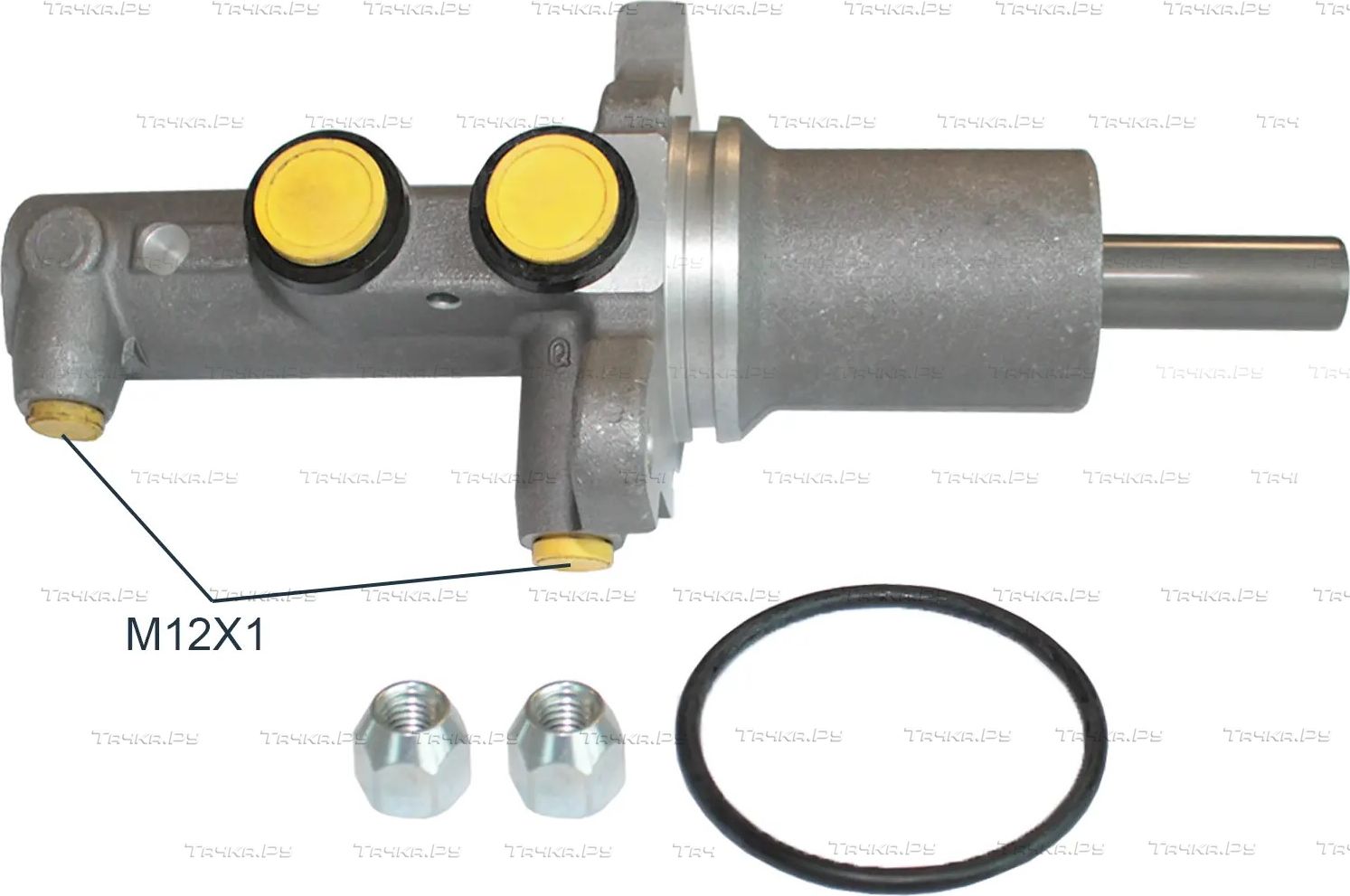 Тормозной цилиндр главный Brembo (алюминий). Артикул M 50 047