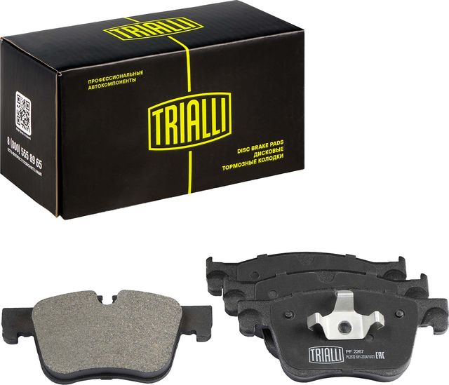 Тормозные колодки Trialli (Low-Metallic). Артикул PF 2267