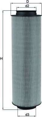 Воздушный фильтр Mahle. Артикул LX 791