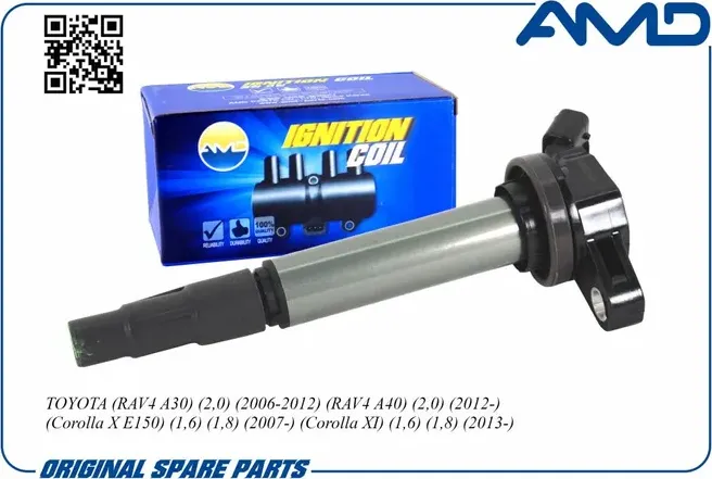 Катушка зажигания 90919-02258/AMD.EL1154 AMD AMD. Артикул AMDEL1154