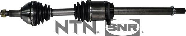 Полуось (привод в сборе, приводной вал) NTN / SNR передняя передняя для Nissan Qashqai I 2007-2013. Артикул DK68.024