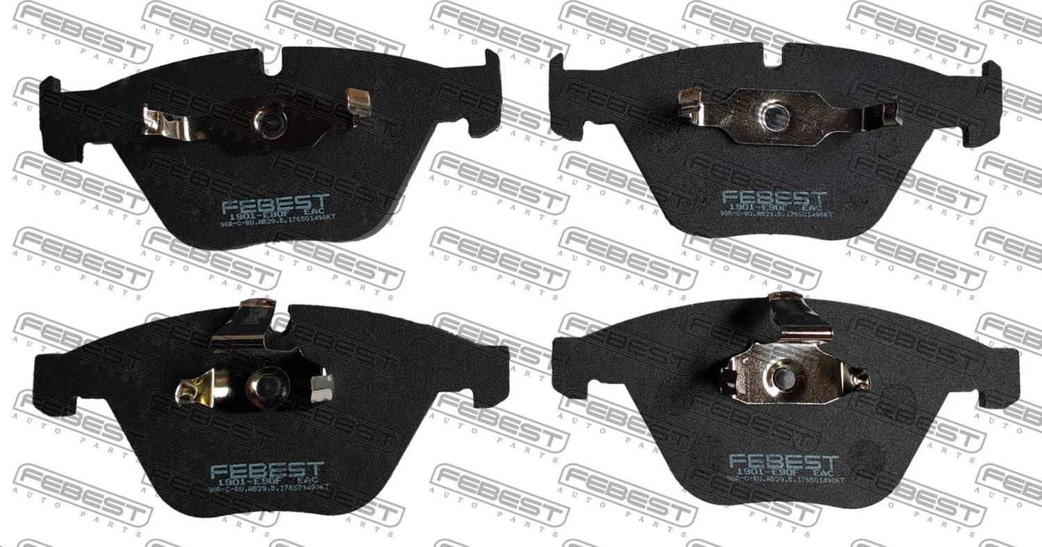 Тормозные колодки Febest. Артикул 1901-E90F