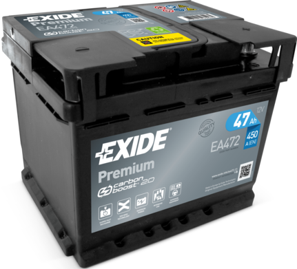 Аккумулятор Exide Premium *** для Opel Rekord E 1977-1982. Артикул EA472