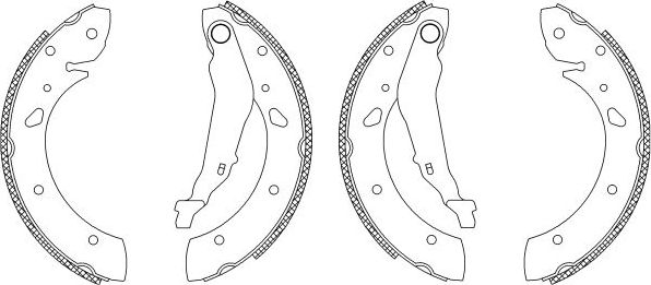 Тормозные колодки Mintex Shoe Kit. Артикул MSK229