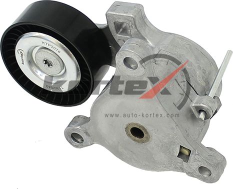 Ролик приводного ремня PEUGEOT 307 (02-10),308 (08-) натяжной KORTEX. Артикул KTP2076