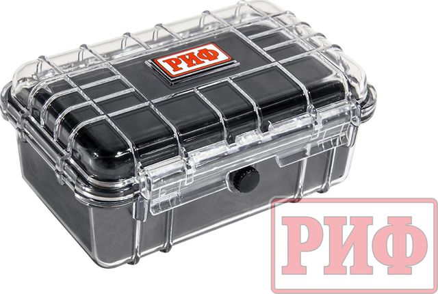 Кейс пластиковый защитный ударопрочный РИФ 195x130x80 мм. Артикул WR-64T