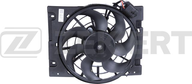 Вентилятор радиатора двигателя Zekkert для Opel Zafira A 1999-2005. Артикул MK-7071