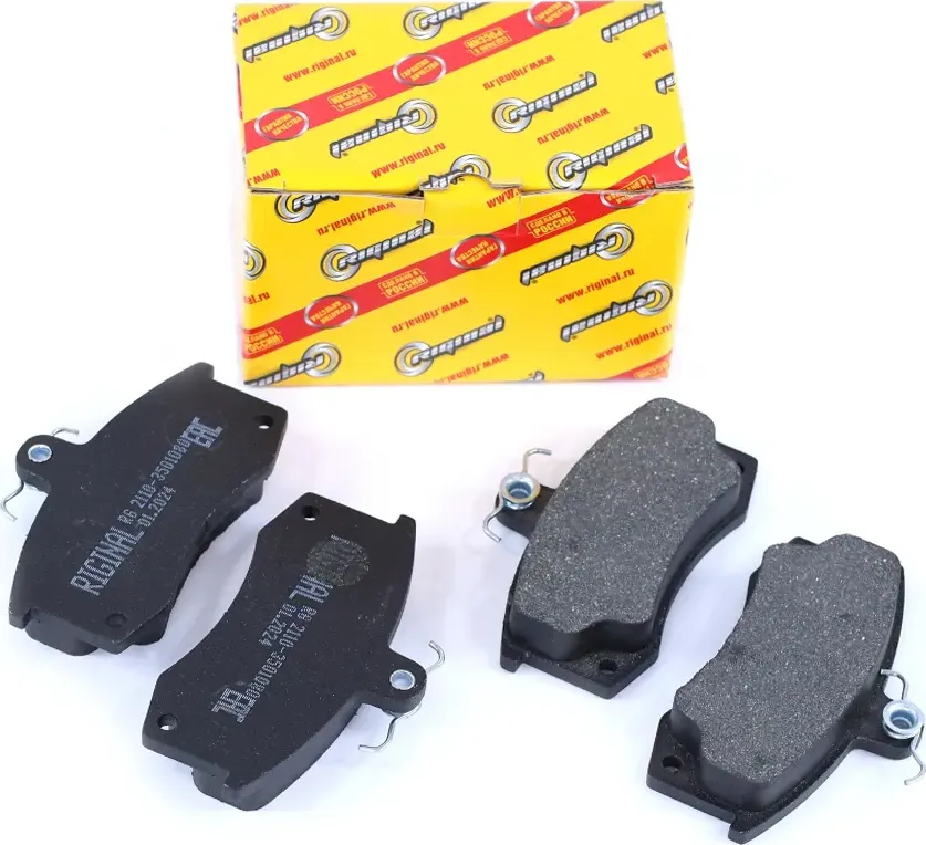 Колодка тормозная передняя (кт.4шт.) для а/м ВАЗ-2110-12,1118,2170 Riginal Riginal. Артикул RG21103501080