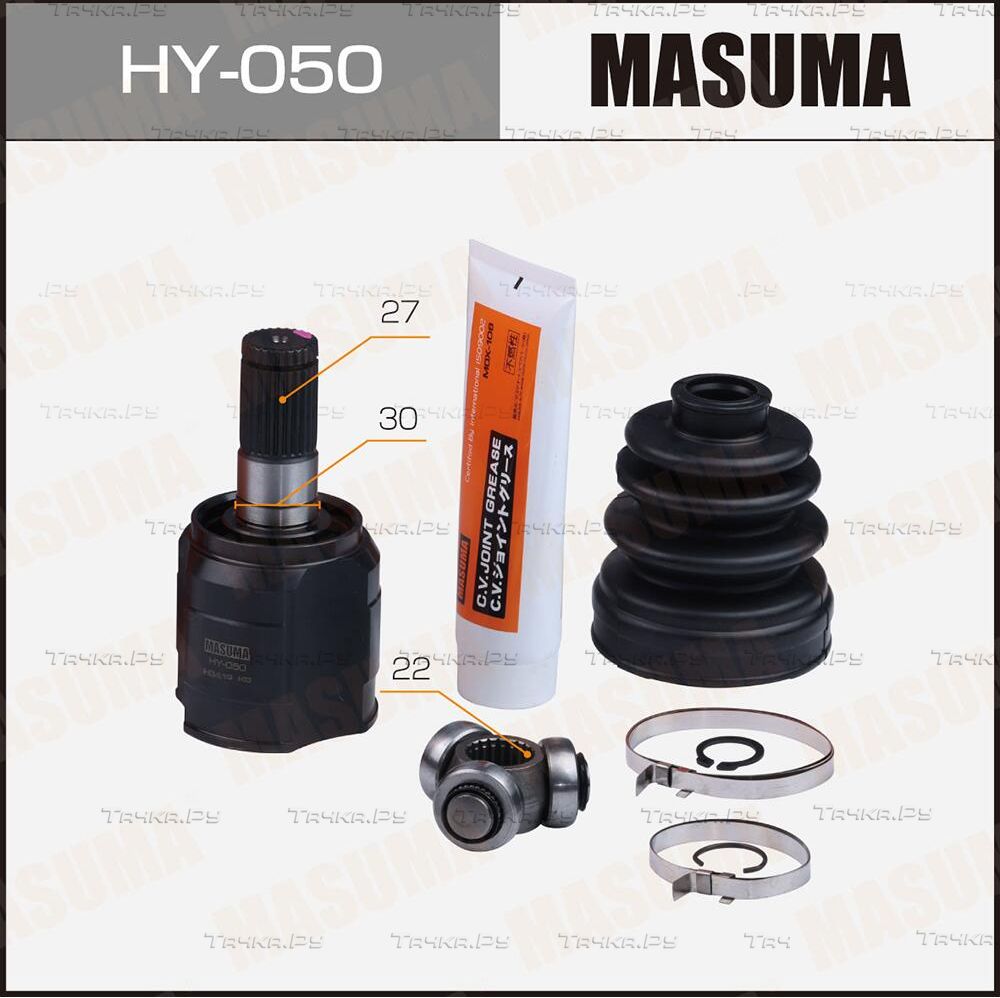 Шрус внутренний (граната) Masuma передний для Hyundai i30 II 2011-2017. Артикул HY-050