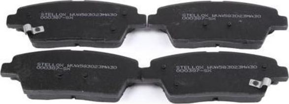 Тормозные колодки Stellox задние для Kia Quoris I 2013-2015. Артикул 000 387-SX