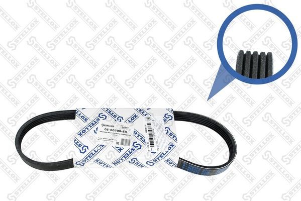 Приводной ремень поликлиновой Stellox. Артикул 05-00700-SX