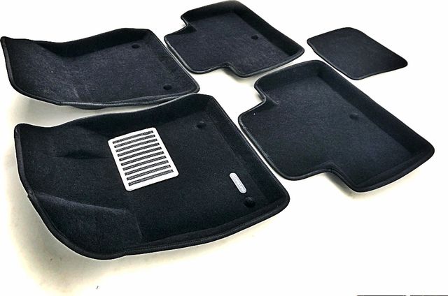 Коврики текстильные Euromat 3D Lux для салона Infiniti QX50 2018-2026. Артикул EM3D-002804