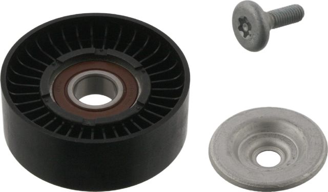 Направляющий (ведущий) ролик приводного поликлинового ремня SWAG (полимерный материал). Артикул 10 93 6933