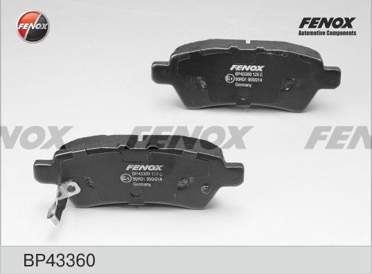 Тормозные колодки Fenox. Артикул BP43360