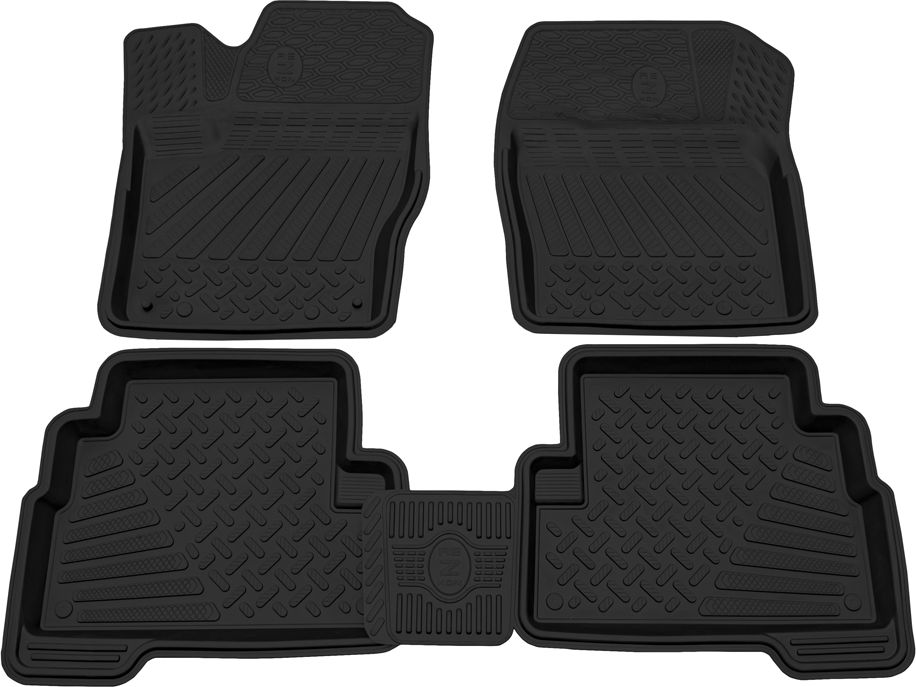 Коврики Rezkon резиновые для салона Ford Kuga II 2012-2026. Артикул 1016020100