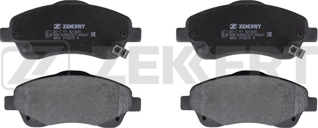 Тормозные колодки Zekkert передние для Lotus Exige I 2001-2008. Артикул BS-2711