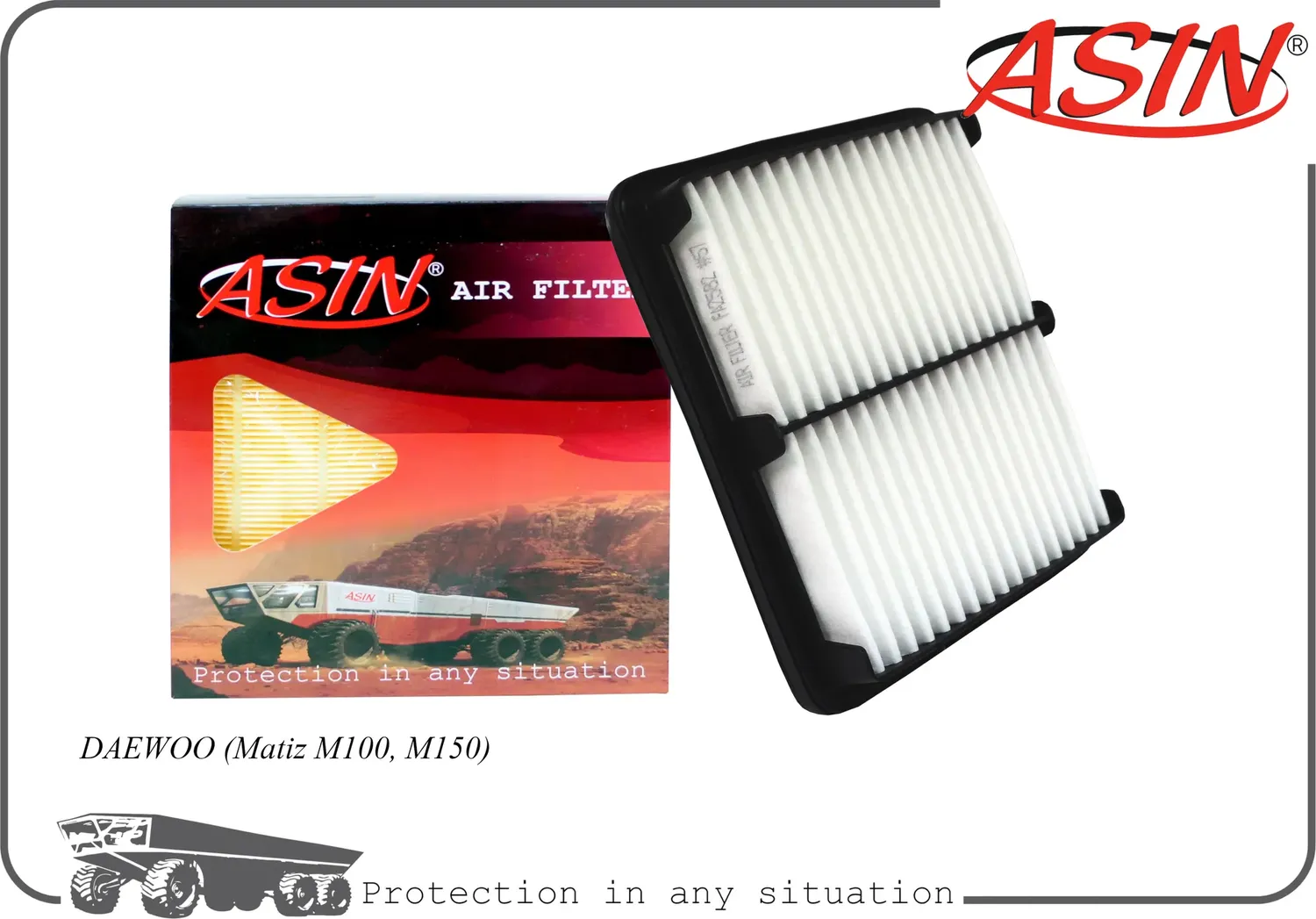 Фильтр воздушный (Asin). Артикул ASINFA2582