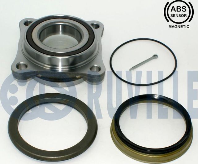 Ступица колеса с интегрированным подшипником Ruville передняя для Toyota Hilux VIII 2015-2026. Артикул 221545